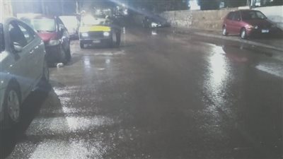 هطول أمطار متوسطة على مناطق غرب الإسكندرية