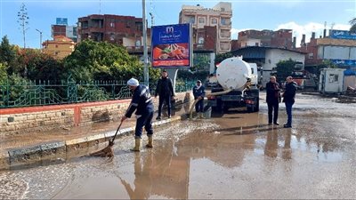 هطول أمطار بكفر الشيخ والمحافظ يعلن استمرار حالة الطوارئ