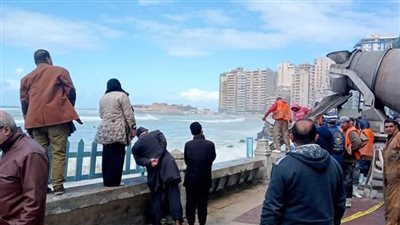 الري: هبوط رصيف كورنيش الإسكندرية ليس له علاقة بزلزال سوريا وتركيا