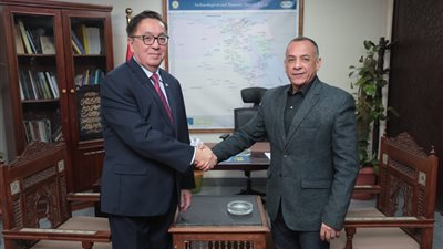 الأمين الأعلى للآثار يلتقي سفير كازاخستان تمهيدا لافتتاح مسجد الظاهر بيبرس قريبا