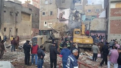 تشكيل لجنة هندسية لفحص العقارات المجاورة لـ عقار دمنهور المنهار