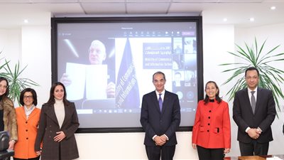 اتفاقية تعاون بين كلية تكنولوجيا الأعمال بجامعة مصر للمعلوماتية وكلية تلفر بجامعة أوتاوا الكندية