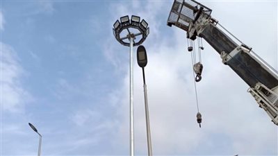 جهاز مدينة العبور يستكمل أعمال التطوير ورفع كفاءة البنية التحتية وشبكات الإنارة