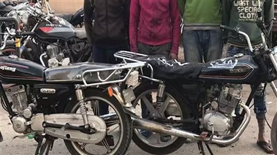القبض على تشكيل عصابي ارتكب 14 واقعة سرقة دراجات نارية بالجيزة
