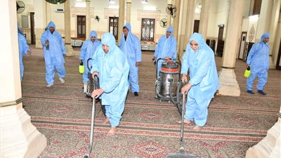 الأوقاف تواصل حملة تطهير المساجد استعدادًا لشهر رمضان 2023 | صور
