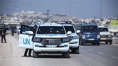 بعد موافقة الأسد على فتح معابر جديدة.. وصول أول وفد أممي إلى شمال سوريا |صور 