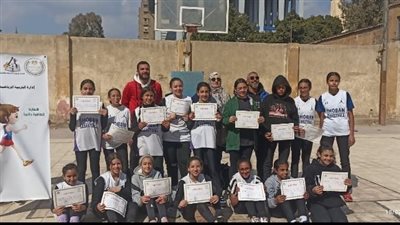 فريق كرة السلة للمرحلة الابتدائية بالقليوبية يفوز بالمركز الأول على مستوى الجمهورية