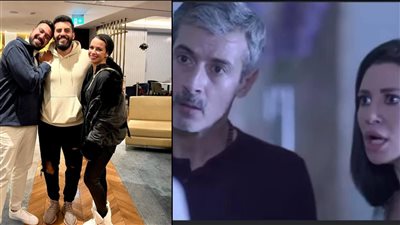 ده هاني.. صورة عمرو راضي مع خطيبته وحبيبها السابق تستحضر مشاهد مسلسل هذا المساء 