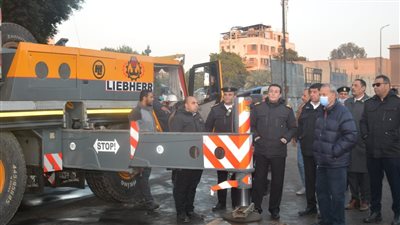 بعد سقوط كوبري مشاة الثلاجة بالطريق الزراعي.. تعرف على التحويلات المرورية 