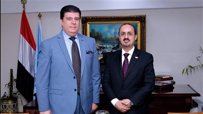 رئيس الهيئة الوطنية يستقبل وزير الإعلام اليمني لبحث التعاون المشترك