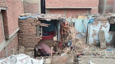 إصابة 4 أشخاص في انهيار جزئي بمنزل قديم بطوخ