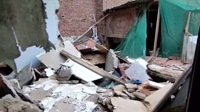 مصرع سيدة وابنتها وحفيدها إثر انهيار أجزاء من منزلهم بسوهاج