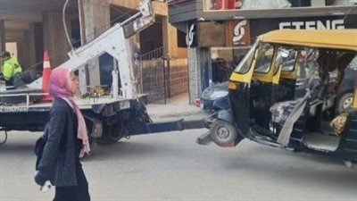 ضبط 278 توك توك وموتوسيكل مخالفين ودون لوحات معدنية بالشرقية | تفاصيل