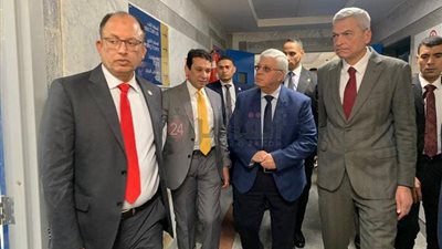وزير التعليم العالي ورئيس جامعة حلوان يفتتحان المرحلة النهائية لأعمال تطوير مستشفى بدر الجامعي
