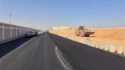 رئيس جهاز الشروق: بدء رصف قطاع محور الشهيد خالد مغربي أكبر محاور المدينة