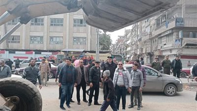 تحرير 139 محضرا خلال حملات لإزالة الإشغالات بشوارع الدقهلية