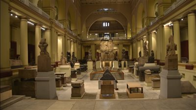 المتحف المصري بالتحرير ينظم معرضًا لـ المناظر الملونة من معبد وادي السبوع