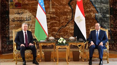 رئيس أوزبكستان يشيد بجهود السيسي لإحلال السلام والاستقرار في منطقة الشرق الأوسط