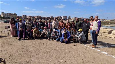 بدء أعمال حفائر البعثة الأثرية المصرية بمنطقة صا الحجر 2023 | صور 