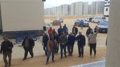 مسئولو الإسكان يتابعون معدلات تنفيذ 19344 وحدة بمبادرة سكن كل المصريين بالعبور الجديدة 