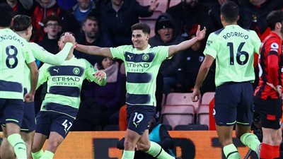 مانشستر سيتي يضرب بورنموث برباعية في الدوري الإنجليزي