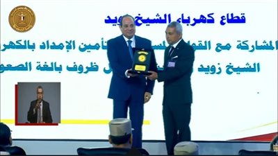 السيسي يكرم عددا من المتميزين من أبناء سيناء