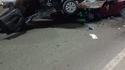 ‎حدث فجرًا.. مصرع سائق اصطدم بسيارة ونش على طريق السويس