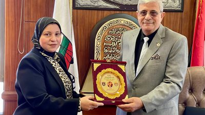 رئيس النيابة الإدارية يستقبل عميد كلية الحقوق بجامعة السادات