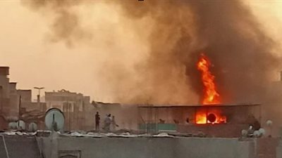  انتداب المعمل الجنائي لمعاينة حريق عقار في صفط اللبن 