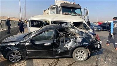 إصابة شخصين في حادث تصادم على الطريق الدائري بالجيزة