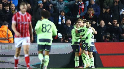 مانشستر سيتي يتأهل إلى ربع نهائي كأس الاتحاد الإنجليزي بثلاثية في مرمى بريستول