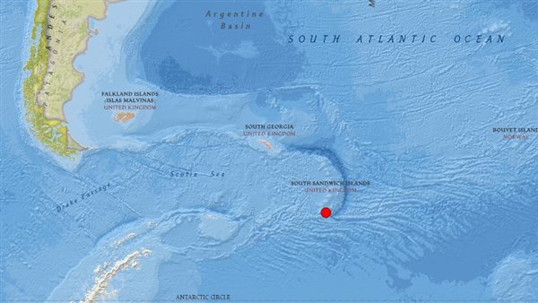 زلزال جزر ساندويتش