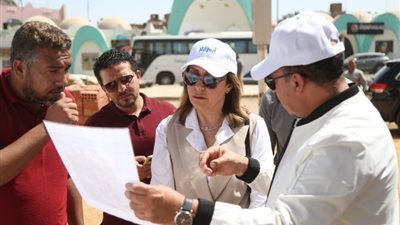 وزيرة الثقافة ومحافظ أسوان يتفقدان أعمال إنشاء وتطوير قصر ثقافة أسوان ومكتبة مصر العامة