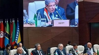 سفير مصر لدى أذربيجان يلقي بيان القاهرة أمام اجتماع حركة عدم الانحياز 