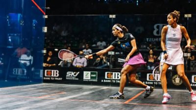 نوران جوهر وهانيا الحمامي وجهًا لوجه في نهائي بلاك بول للإسكواش