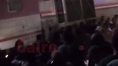 محافظ القليوبية يتجه إلى موقع حادث قطار قليوب 