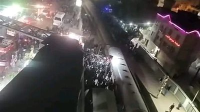 توقف حركة القطارات على خط منوف بسبب حادثة قطار قليوب