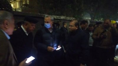 وصول اللواء عبدالحميد الهجان محافظ القليوبية إلى موقع حادث قطار قليوب | صور 