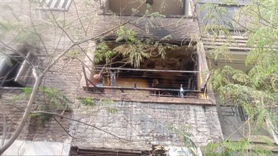 التحقيق في حريق عقار بشارع مستشفى الصدر بالعمرانية