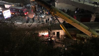 خروج 12 مصابًا من المستشفيات بحادث قطار منوف / قليوب 