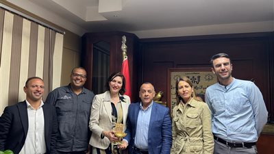 الأمين العام للمجلس الأعلى للآثار يستقبل رئيس المجلس التنفيذي لليونسكو 