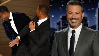 جيمي كيميل مقدم حفل جوائز الأوسكار يسخر من صفع ويل سميث لـ كريس روك