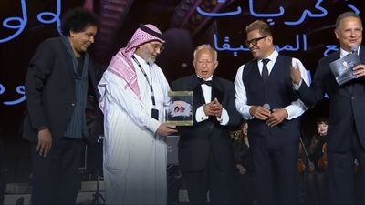 بحضور الكينج والهضبة.. تكريم الموسيقار هاني شنودة في السعودية| صور