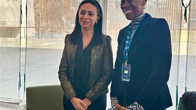 مايا مرسي تلتقي نائبة مدير منظمة IOM لبحث ملفات الهجرة غير الشرعية والإتجار بالبشر