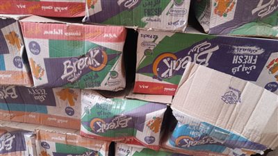 ضبط 2000 عبوة عصير منتهية الصلاحية بالغربية 