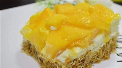 طريقة الكنافة بالمانجو.. لا تحتاج الكثير من الوقت