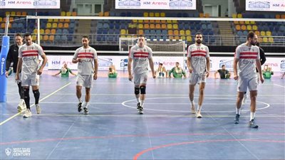 طائرة الزمالك يهزم الاتحاد في ربع نهائي دوري الطائرة