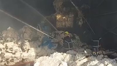 الحماية المدنية تحاول السيطرة على حريق نشب في مصنع بالمنطقة الصناعية ببورسعيد | بث مباشر