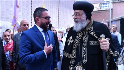 البابا تواضروس يدشن كنيسة مار جرجس بجزيرة بدران| صور 