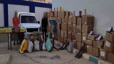 قبل رمضان.. الداخلية تضبط نصف مليون قطعة ألعاب نارية بالفيوم والدقهلية | صور